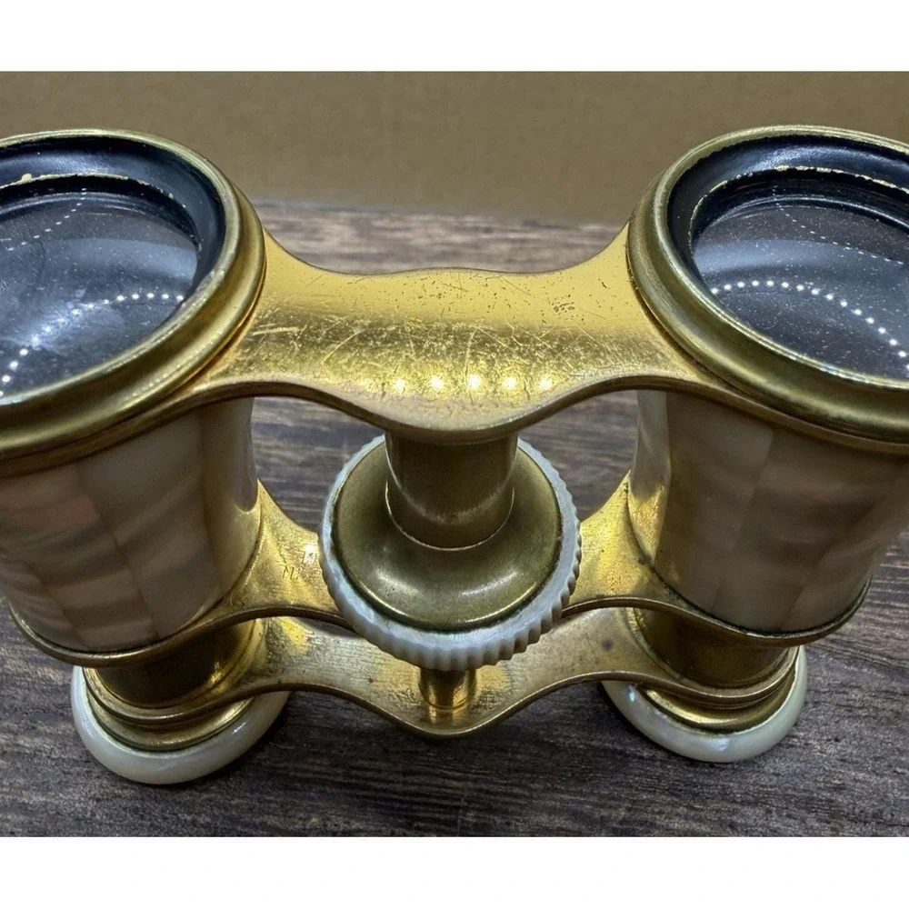 Vintage Mother of Pearl Opera Glasses Lemaire FI Paris - 3.5